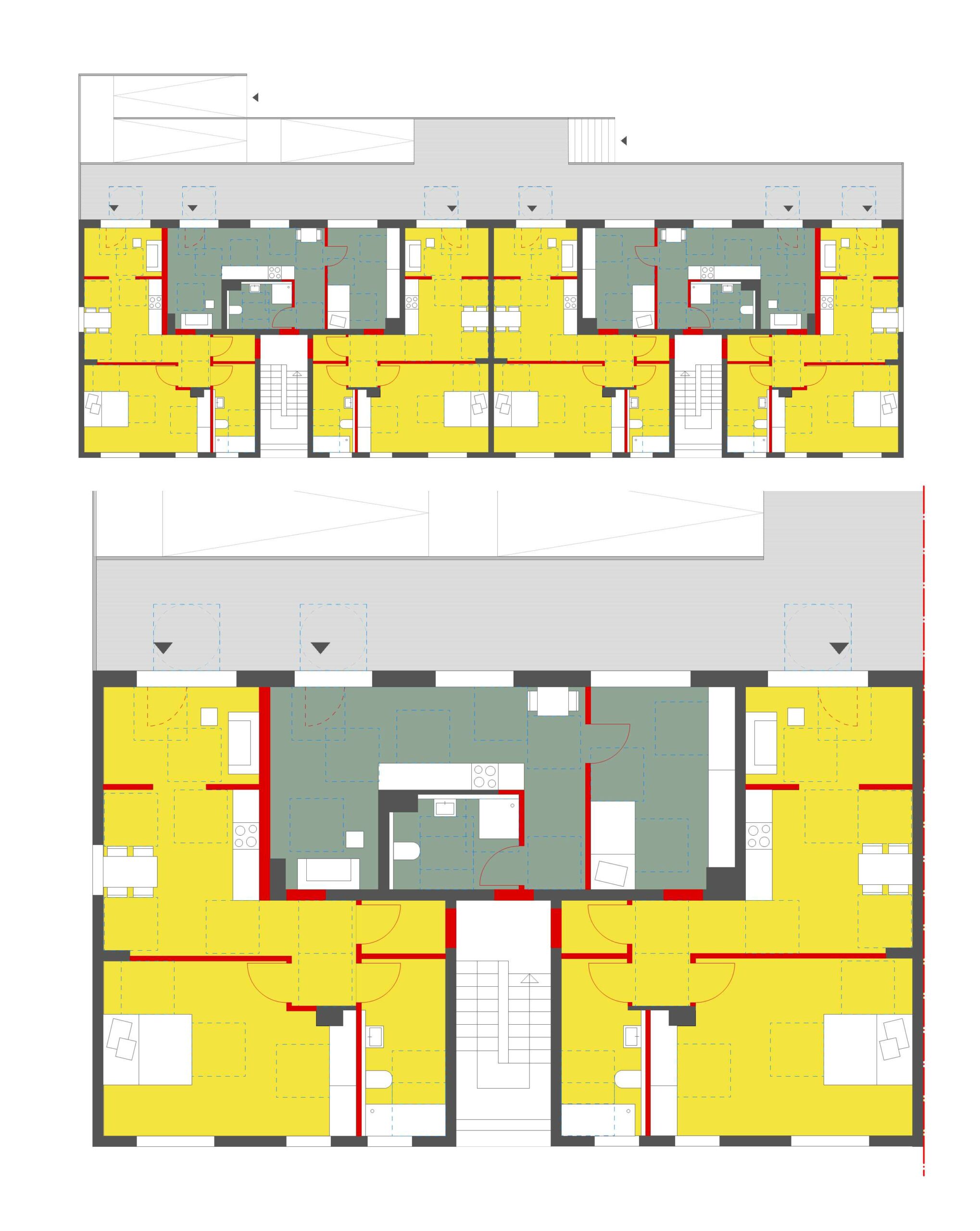 Abbildung 2: Szenario1 – Grundriss mit Rampe © werkum